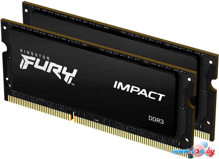 Оперативная память Kingston FURY Impact 2x8GB DDR3 SODIMM PC3-14900 KF318LS11IBK2/16 в Могилёве