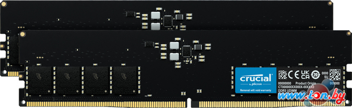 Оперативная память Crucial 2x32GB DDR5 PC5-38400 CT2K32G48C40U5 в Могилёве
