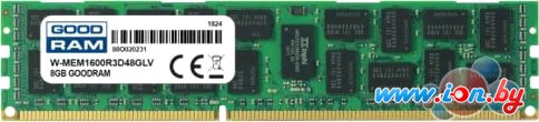 Оперативная память GOODRAM 8GB DDR3 PC3-12800 W-MEM1600R3D48GLV в Бресте