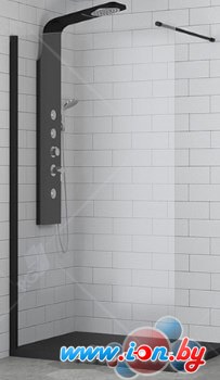 Душевая стенка RGW WA-010B 70 (черный/прозрачное стекло) в Могилёве