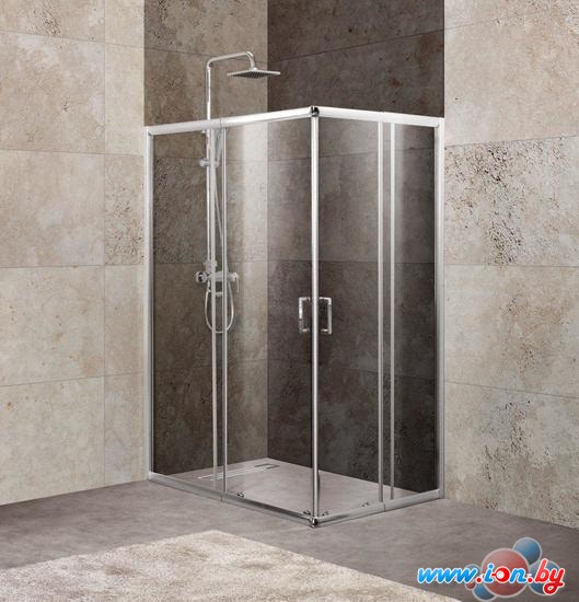 Душевой уголок BelBagno UNIQUE-AH-2-100/115-75/90-P-Cr (рифленое стекло) в Могилёве