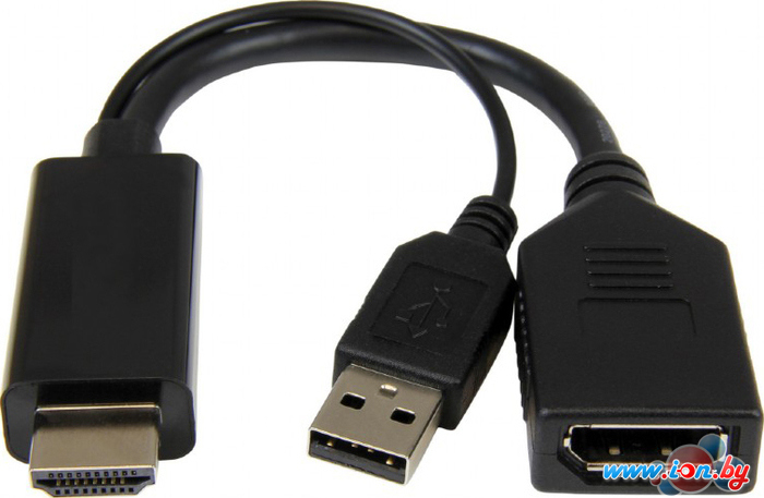 Кабель Cablexpert A-HDMIM-DPF-01 HDMI - DisplayPort (0.1 м, черный) в Витебске