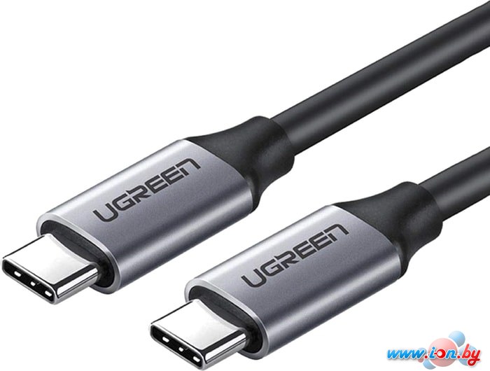 Кабель Ugreen US161 50751 USB Type-C - USB Type-C (1.5 м, черный/серый) в Могилёве