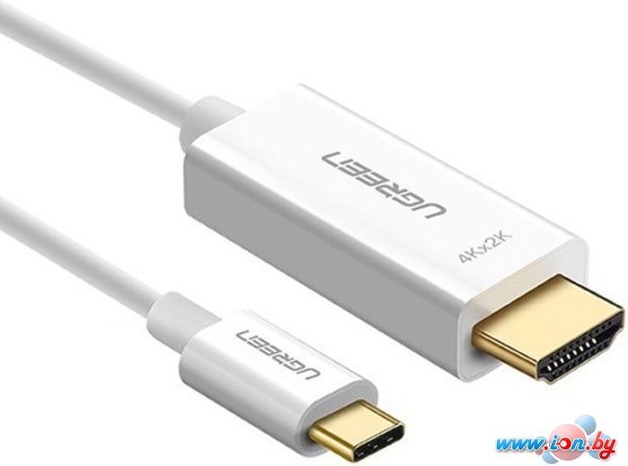 Кабель Ugreen MM121 HDMI - USB Type-C (1.5 м, белый) в Могилёве