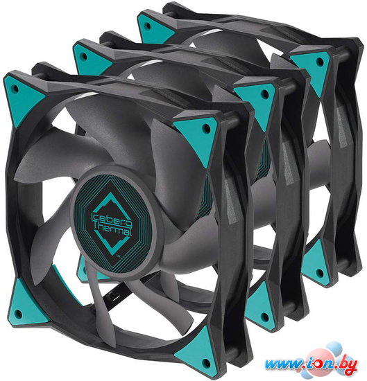 Набор вентиляторов Iceberg Thermal IceGALE 120mm 3-pack (черный) в Могилёве