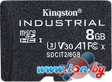 Карта памяти Kingston Industrial microSDHC SDCIT2/8GBSP 8GB в Минске