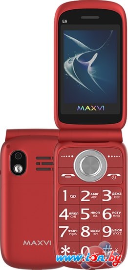 Мобильный телефон Maxvi E6 (красный) в Бресте