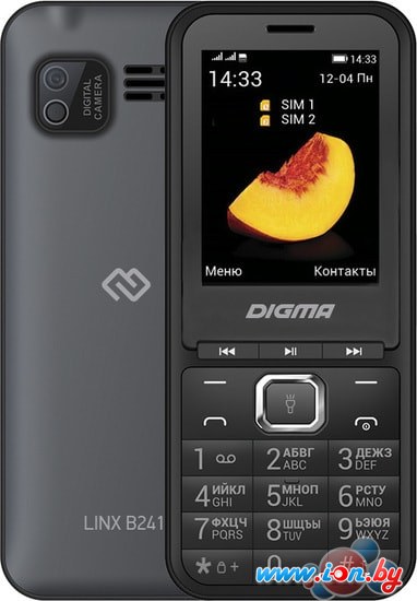 Мобильный телефон Digma Linx B241 (серый) в Минске