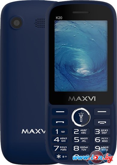 Кнопочный телефон Maxvi K20 (синий) в Гомеле