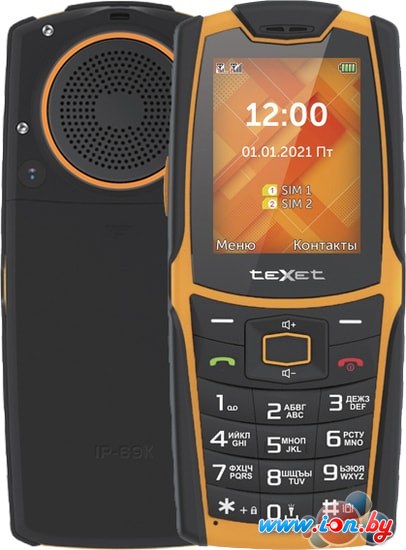 Кнопочный телефон TeXet TM-521R (черный) в Минске