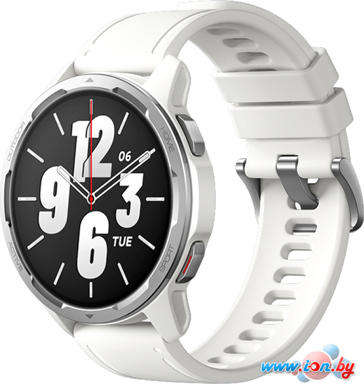 Умные часы Xiaomi Watch S1 Active (серебристый/белый, международная версия) в Минске
