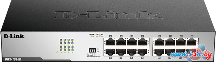 Неуправляемый коммутатор D-Link DGS-1016D/I2A в Бресте