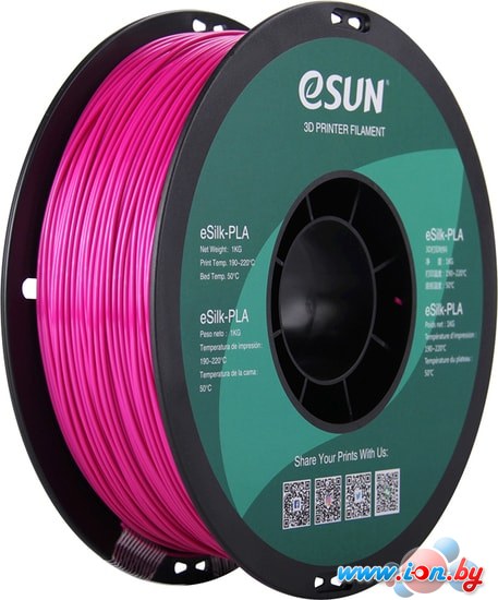 Пластик eSUN eSilk PLA 1.75 мм 1000 г (пурпурный) в Могилёве