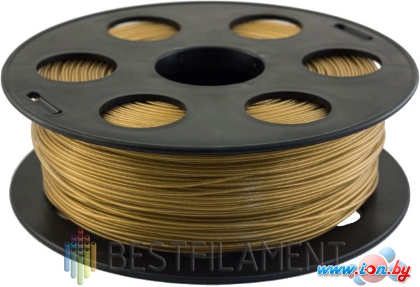 Пластик Bestfilament PLA 1.75 мм 1000 г (золотистый металлик) в Могилёве