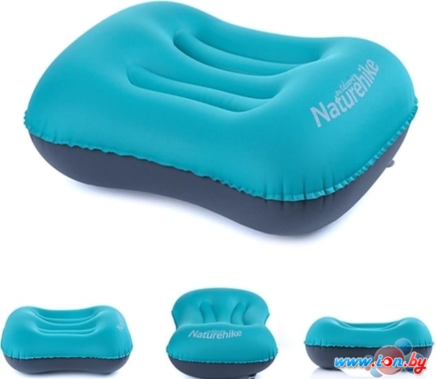 Надувная подушка Naturehike TPU Travel Inflatable Air Neck Pillow NH17T013-Z (голубой) в Могилёве