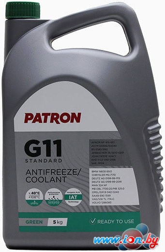 Антифриз Patron G11 Standard Green 5кг в Гродно