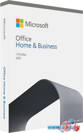 Пакет офисных программ Microsoft Office 2021 Home and Business BOX (1 ПК, бессрочная лицензия) в Могилёве