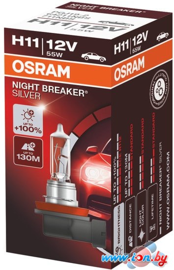 Галогенная лампа Osram H11 64211NBS-FS 1шт в Могилёве