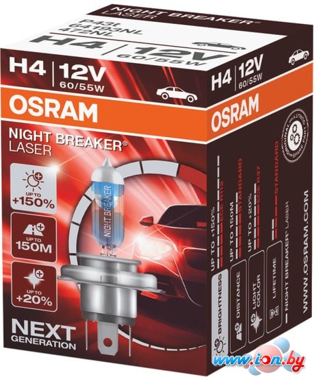 Галогенная лампа Osram H4 64193NL-FS 1шт в Могилёве