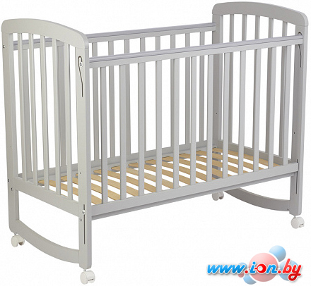 Классическая детская кроватка Polini Kids Simple 304 (серый) в Могилёве