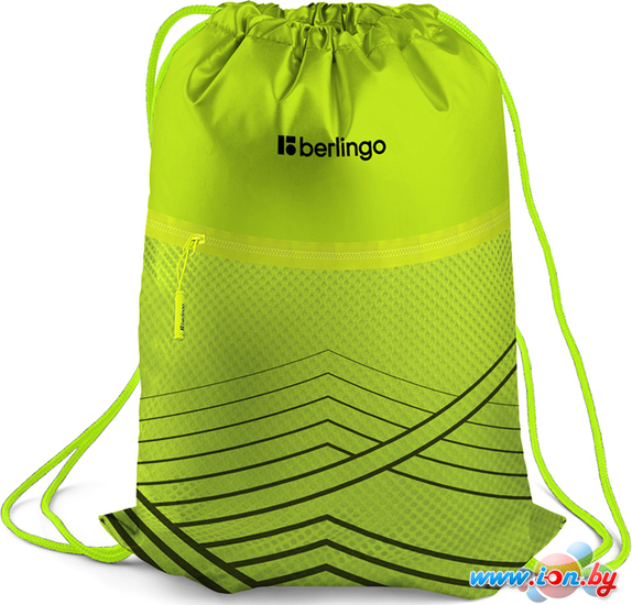 Мешок для обуви Berlingo Green geometry MS230204 в Могилёве