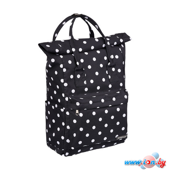 Городской рюкзак Erich Krause ActiveLine Rolltop 17L Dots in Black в Могилёве