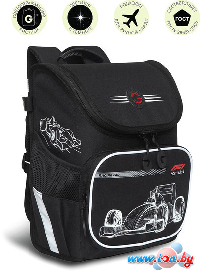 Школьный рюкзак Grizzly RAl-295-2 (черный) в Могилёве