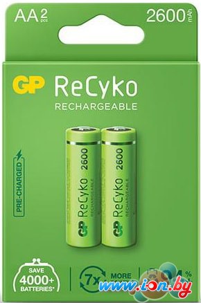 Аккумулятор GP ReCyko AA 2600mAh 2шт в Минске