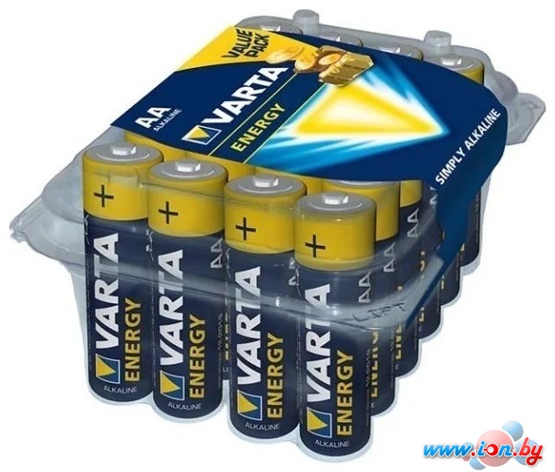 Батарейка Varta Energy LR6 AA Alkaline 4106 229 224 24 шт в Минске