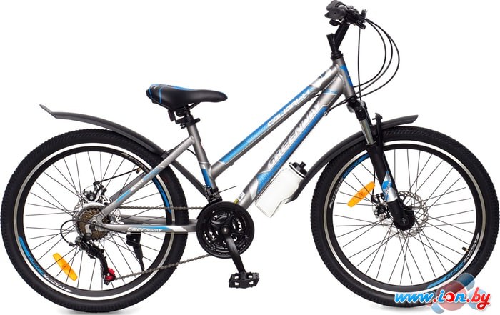 Велосипед Greenway Colibri-H 24 р.14 2021 (серый/синий) в Могилёве