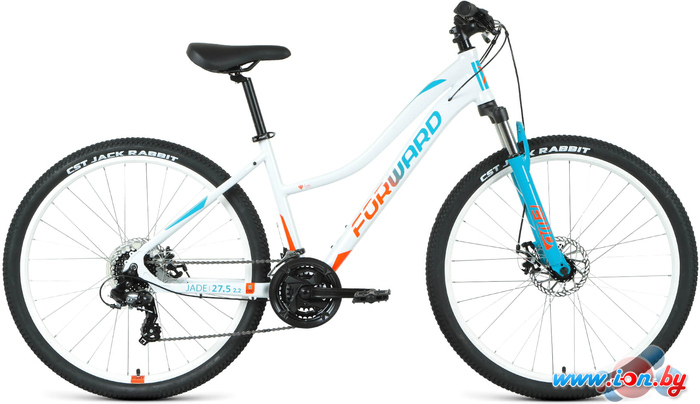 Велосипед Forward Jade 27.5 2.0 D 2022 (белый/бирюзовый) в Гомеле
