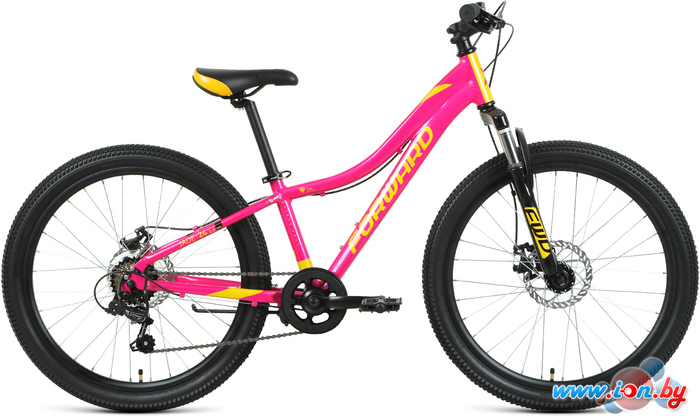 Велосипед Forward Jade 24 2.0 D 2022 (розовый/золотистый) в Бресте