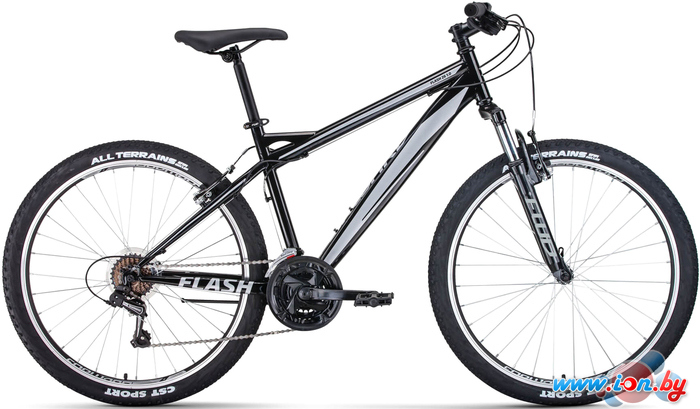 Велосипед Forward Flash 26 1.0 р.15 2022 (черный/серый) в Гомеле