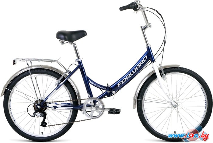 Велосипед Forward Valencia 24 2.0 2021 (синий) в Могилёве
