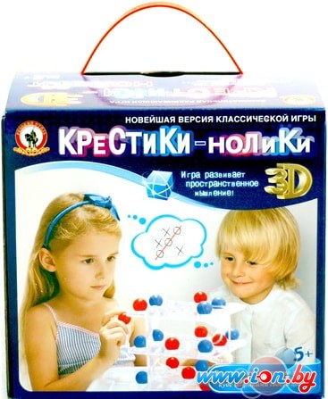 Настольная игра Русский стиль Крестики-нолики 3D в Гомеле