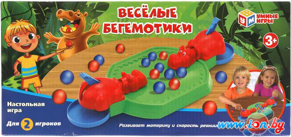 Настольная игра Умные игры Веселые бегемотики B1741406-R в Могилёве