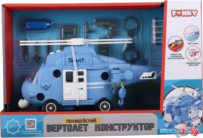 Конструктор Funky Toys FT62101 Полицейский вертолет в Гомеле