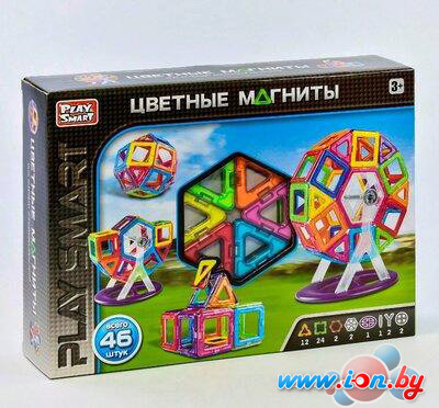 Магнитный конструктор Play Smart Цветные магниты 2430 в Витебске