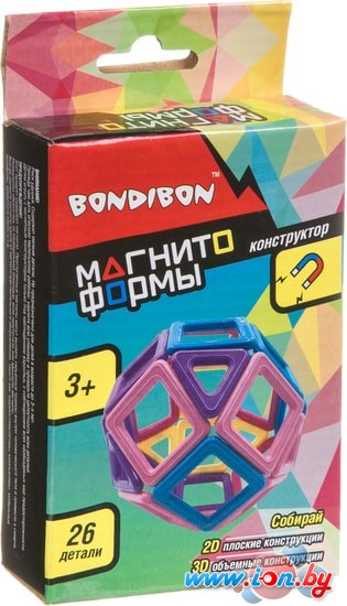 Конструктор Bondibon ВВ4408 Магнитоформы в Гомеле