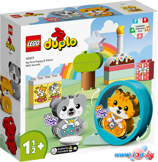 Конструктор LEGO Duplo 10977 Мой первый щенок и котёнок и их звуки в Гомеле