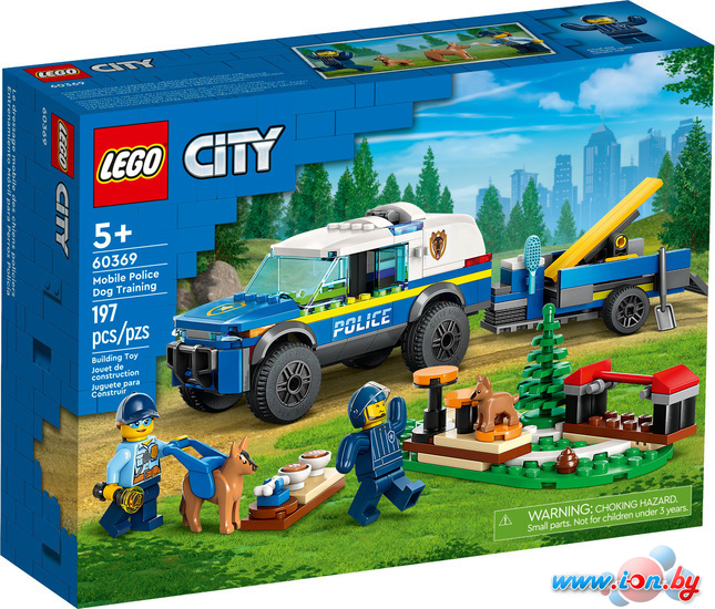 Конструктор LEGO City 60369 Дрессировка собак мобильной полиции в Могилёве