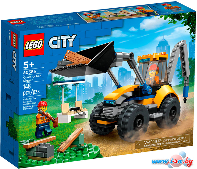 Конструктор LEGO City 60385 Строительный экскаватор в Могилёве