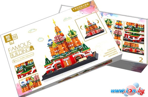 Конструктор Zhe Gao Creator Classic QL0961 Собор Василия Блаженного в Бресте