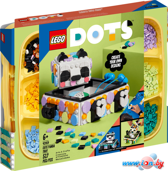 Конструктор LEGO DOTS 41959 Ящик Милая панда в Могилёве