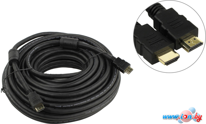 Кабель AOPEN ACG711D-20M HDMI - HDMI (20 м, черный) в Бресте