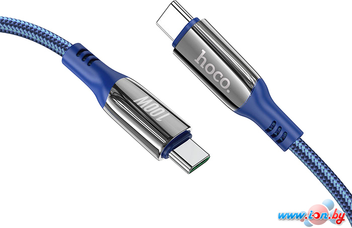 Кабель Hoco S51 Extreme USB Type-C - USB Type-C ( 1.2 м, синий) в Бресте