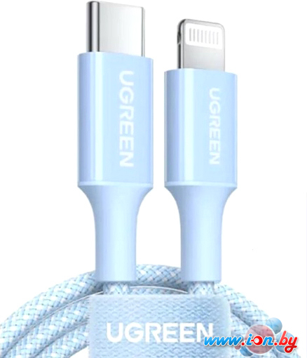 Кабель Ugreen US532 90448 USB Type-A - Lightning (1 м, голубой) в Могилёве