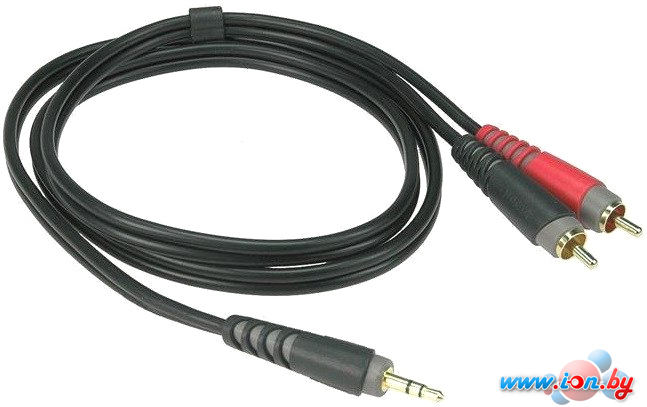 Кабель Klotz AY7-0100 Jack 3.5 - RCA (1 м, черный) в Могилёве