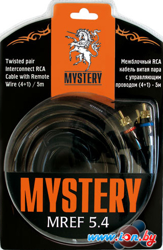 Кабель Mystery MREF 5.4 RCA - RCA (5 м, черный) в Гродно