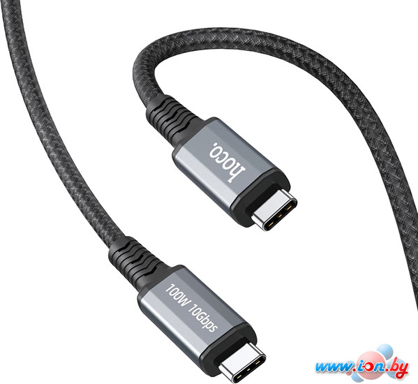 Кабель Hoco US01 USB Type-C - USB Type-C (1.2 м, черный) в Могилёве